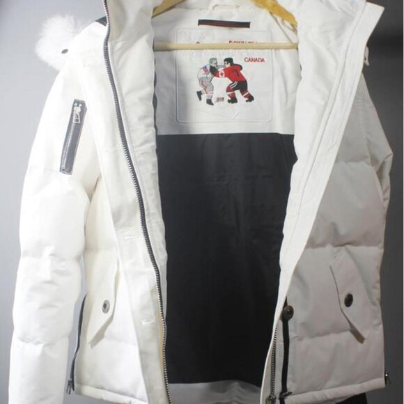 Scissor Hooded Plush Down Jacket - Picture 8 of 8